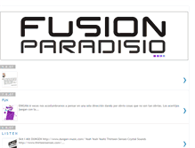 Tablet Screenshot of fusion-paradisio.blogspot.com