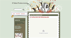 Desktop Screenshot of dssabaproducciones.blogspot.com