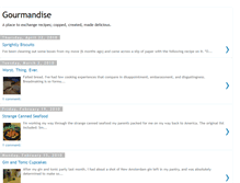 Tablet Screenshot of gourmandiseintl.blogspot.com