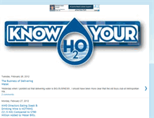 Tablet Screenshot of knowyourh2o.blogspot.com