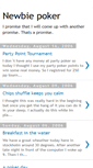 Mobile Screenshot of newbiepoker.blogspot.com