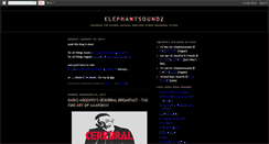 Desktop Screenshot of elephantsoundz.blogspot.com