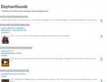 Tablet Screenshot of elephantsoundz.blogspot.com
