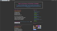 Desktop Screenshot of belleafriqpoetry.blogspot.com