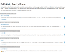 Tablet Screenshot of belleafriqpoetry.blogspot.com