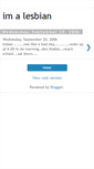 Mobile Screenshot of imalesbian.blogspot.com