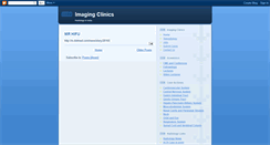 Desktop Screenshot of imagingclinic.blogspot.com
