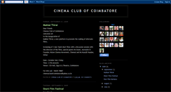 Desktop Screenshot of cinemaclubofcoimbatore.blogspot.com