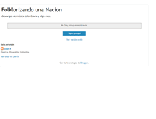 Tablet Screenshot of folklorizandounanacion.blogspot.com