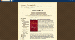 Desktop Screenshot of literarycornercafe.blogspot.com