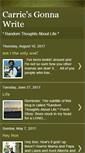 Mobile Screenshot of carriesgonnawrite.blogspot.com