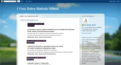 Desktop Screenshot of 1foromaltratoinfantil.blogspot.com