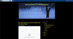 Desktop Screenshot of necessarilyunashamed.blogspot.com