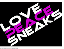 Tablet Screenshot of lovepeacesneaks.blogspot.com