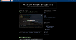 Desktop Screenshot of americanrivierabouldering.blogspot.com