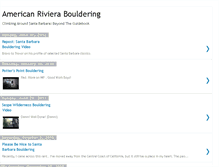 Tablet Screenshot of americanrivierabouldering.blogspot.com