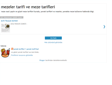 Tablet Screenshot of mezelerim.blogspot.com