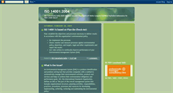 Desktop Screenshot of iso140012004.blogspot.com