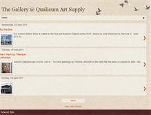 Tablet Screenshot of galleryatqualicumart.blogspot.com