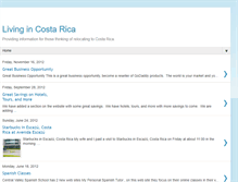 Tablet Screenshot of livingincostaricatoday.blogspot.com