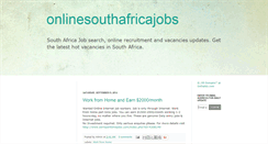 Desktop Screenshot of onlinesouthafricajobs.blogspot.com