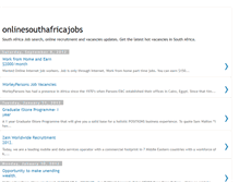 Tablet Screenshot of onlinesouthafricajobs.blogspot.com