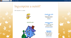 Desktop Screenshot of ajandekpenz.blogspot.com