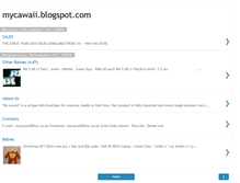 Tablet Screenshot of mycawaii.blogspot.com
