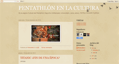 Desktop Screenshot of pentacultura.blogspot.com