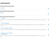 Tablet Screenshot of anti-materie.blogspot.com