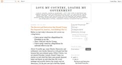 Desktop Screenshot of loathemygovernment.blogspot.com