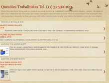 Tablet Screenshot of problematrabalhista.blogspot.com