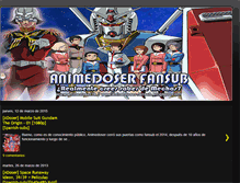 Tablet Screenshot of animedoser-fansub.blogspot.com