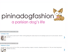 Tablet Screenshot of pininadogfashion.blogspot.com