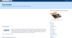 Desktop Screenshot of joinpaypal.blogspot.com