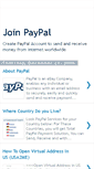 Mobile Screenshot of joinpaypal.blogspot.com