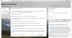Desktop Screenshot of mujerdecristo.blogspot.com