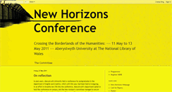 Desktop Screenshot of newhorizonsconference.blogspot.com