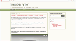 Desktop Screenshot of kosherfarmer.blogspot.com