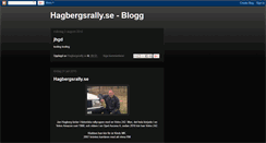 Desktop Screenshot of hagbergsrally.blogspot.com