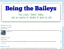 Tablet Screenshot of beingthebaileys.blogspot.com