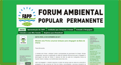 Desktop Screenshot of forumambiental.blogspot.com