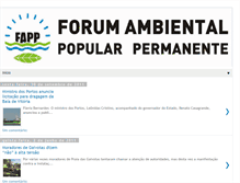 Tablet Screenshot of forumambiental.blogspot.com