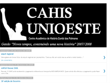 Tablet Screenshot of cahisunioeste.blogspot.com