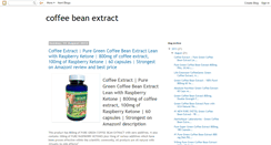 Desktop Screenshot of coffeebeanextractreview.blogspot.com