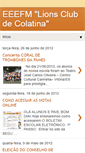Mobile Screenshot of escolalionsclubcolatina.blogspot.com