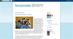 Desktop Screenshot of javier-temporada2010-11.blogspot.com