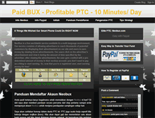 Tablet Screenshot of clickerbux.blogspot.com