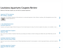 Tablet Screenshot of louisianaaquariumscoupons.blogspot.com