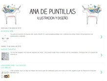 Tablet Screenshot of anadepuntillas.blogspot.com